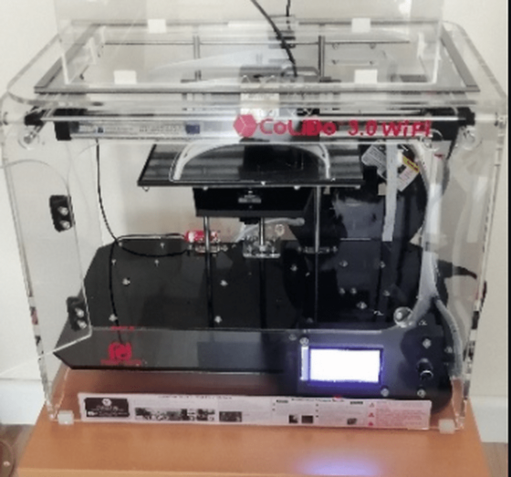 Imagen de una de las impresoras 3D del centro (Foto TA)